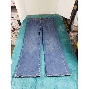 Levis 512 Jeans Size 16 Short Womens Blue Pants Ladies Mid Rise Slimming Bootcut